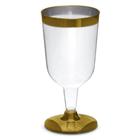 Taça vinho linha gold premium com 4 und