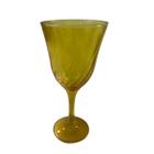 Taça Vinho Lírio Cor Amarelo Super Luxo 330 Ml - Vidro