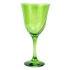 Taça Vinho Lirio Cor Verde Super Luxo 330 ml - Vidro - Lua Mística - 100% Original - Loja Oficial