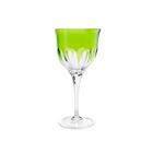 Taça vinho tinto em cristal Strauss Overlay 225.045 370ml verde claro