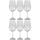 Taças de Vinho e Água Cristal 550ml Com Titânio Dream 6 peças - Haus Concept 56415/101-6