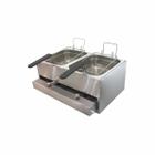 Tacho Fritador A Gas 2 Cubas Zepper ZP20G Inox