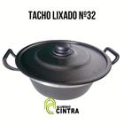 Tacho pastel alumínio grosso grande batido salgado fritura n32cm