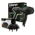 Taiff kit 127v - sec new black 1900w + prancha taiff180 biv