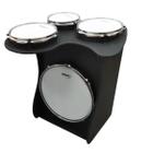 Tajon Cajon Bateria Jaguar Extreme Drum Box 16' Polegadas Preto