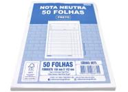 Talão Nota Neutra 1/36 50 Fls Pct C/ 10 São Domingos