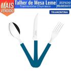 Talher de Mesa Faca Garfo Colher Leme em Aço Inox Tramontina