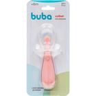 Talher Infantil - Colher de Silicone - 12cm - Rosa - Buba - Buba Toys