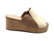 Tamanco Anabela Espadrille de Couro Marlinês 3913B