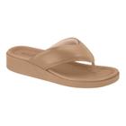 Tamanco Chinelo Feminino Moleca Anabela Confortável Flatform