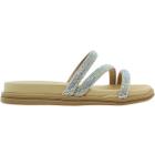 Tamanco Feminino Casual Papete Tiras com Strass Beira Rio 8488.108