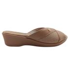 Tamanco feminino comfortflex 2472407 sandalia ortopedica anatomica