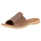 Tamanco Feminino Flat Usaflex camel