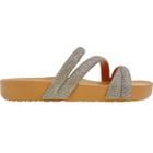 Tamanco Feminino Papete Casual Dia a Dia com Glitter Conforto Zaxy 18956