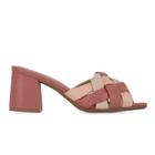 Tamanco Feminino Piccadilly Slide Salto Bloco Ref 626014