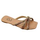 Tamanco rasteira feminino cl flat - ch192