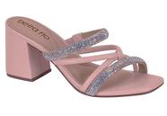 Tamanco Salto Grosso Strass Beira Rio 8436223 Feminino