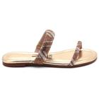 Tamanco Vizzano Rasteira Slide Brilho Strass Feminino 62351689