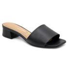 Tamanco Vizzano Salto Baixo Pelica Feminino - Preto