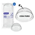 Tampa Bolha Pet Cristal COM Furo "X" Bompack - CX 1000 Unidades (CX20x50pct)