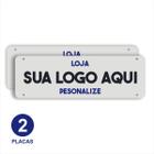 Tampa de Placa de Carro Personalizada Sua Logo PVC 1mm