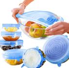 Kit Jogo de Tampas Ajustáveis e Flexíveis em Silicone para Conservar  Alimentos Lanches Frutas 6 Unidades Cozinha Comida - Cook - Tampa de  Silicone - Magazine Luiza