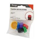 Tampa De Silicone Garrafa Cerveja Refrigerante Suco 6 Peças - Western