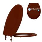 Tampa de Vaso Assento Sanitário Oval Universal Tupan Polipropileno Anatômico Compatível com Diversas Bacias 1.6 6Lpf