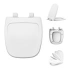 Tampa de Vaso Celite City Soft Close Branco Anatômico em Polipropileno Compatível Deca Flex Tupan