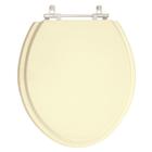 Tampa de Vaso Poliester Convencional Oval Universal 1.6gpf 6lpf Bege Creme para bacia Deca - Pontto Lavabo