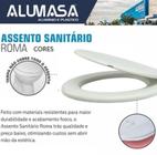 Tampa De Vaso Sanitário Universal Oval Cinza Escuro