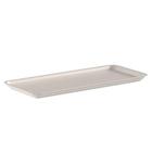 Tampa para Cesto Flow 3L Bege 27x12x1,3cm Caixa Organizadora Ou Bandeja Decorativa