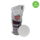 Tampa para Copo de 770ml Sem Furo transparente PP Ultratherm com 50 unidades