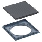 Tampa para Esgoto Reforçada PVC Tigre 350mm Quadrada Preta