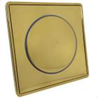 Tampa Ralo Click Dourado 15X15 E Porta Grelha Inox 304 Kit