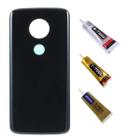 Tampa Traseira Para Moto G6 Play Azul + Cola 110ml