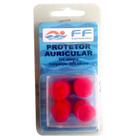 Tampão De Ouvido Ou Protetor Auricular 100% Silicone CORES:PINK - FF ESPORTES