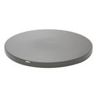 Tampo de mesa plastico geo redondo marrom 79cm