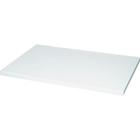 Tampo de mesa plastico geo retangular branco 79x119cm