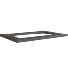 Tampo para Cooktop 5 Bocas, Herval Ten, 100% MDF Grafite 80 cm