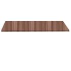 Tampo Quadrado 70 cm (Largura) P25 Pandin MDP 2,50 cm (altura) Cor Walnut