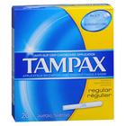 Tampões Tampax com aplicador lavável Absorvência regular 20 cada da Tampax (pacote com 2)