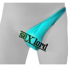 Tanga Masculina Transparente Verde com Alça Lateral SexLord