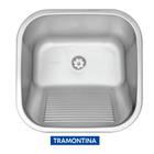 Tanque De Encaixe  Hera 23 L Em Aço Inox Acetinado 40x40 Cm - Tramontina