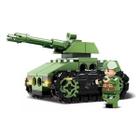 Tanque De Guerra Aliança Justiça e Paz 121 Peças Xalingo - Blocos de Montar Compatível Lego