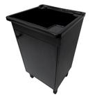 Tanque de lavanderia 26L com Gabinete Premium Black 46cm - EJV Shoop