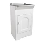 Tanque de Lavanderia Plástico 22L Com Gabinete ABS 47cm