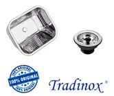 Tanque Inox 40x34 (AÇO 304) - (ORIGINAL) TRADINOX + válvula