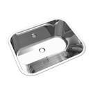 Tanque monobloco aço INOX 304 Polido CT-50 Luxo MEKAL 500x400x230mm 32L