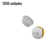 Tapa Furo Plástico 10mm Branco - Pacote 1000 Unidades
